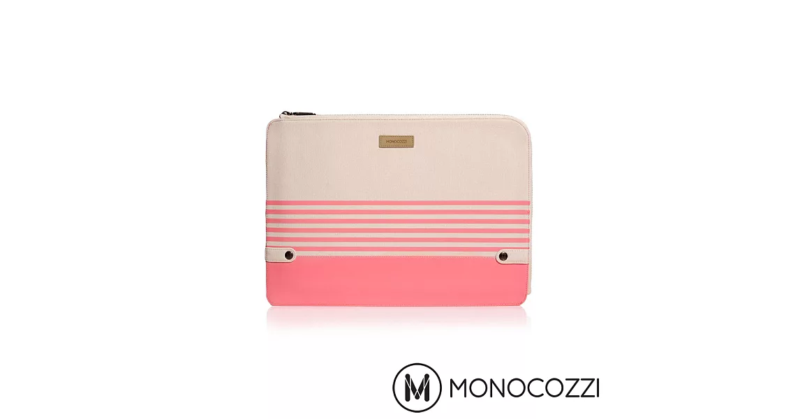 MONOCOZZI Gritty 校園系列保護套 PC 14吋/ MacBook Pro 15吋(USB-C) - 珊瑚粉