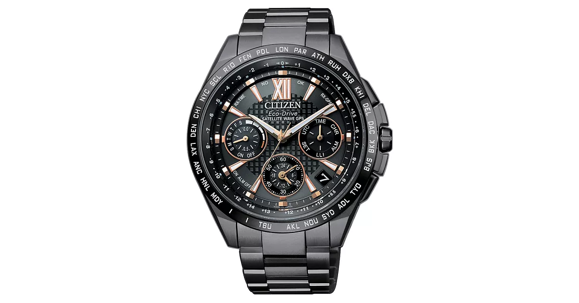 CITIZEN  宇宙發射站衛星對時腕錶-CC9017-59G