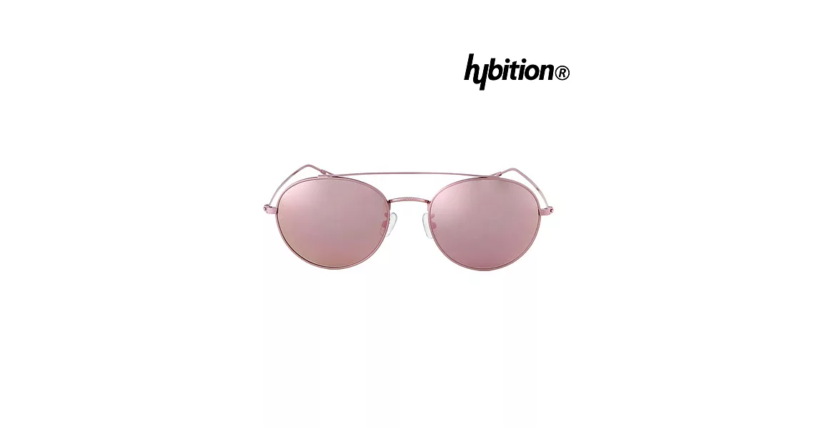 Hybition X Minorterm 聯名款 Steel Pink 粉紅色鏡框/粉紅色鏡面鏡片 附義大利真皮包袋