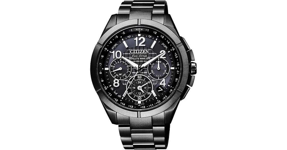CITIZEN  宇宙報時站衛星對時腕錶-CC9075-52F