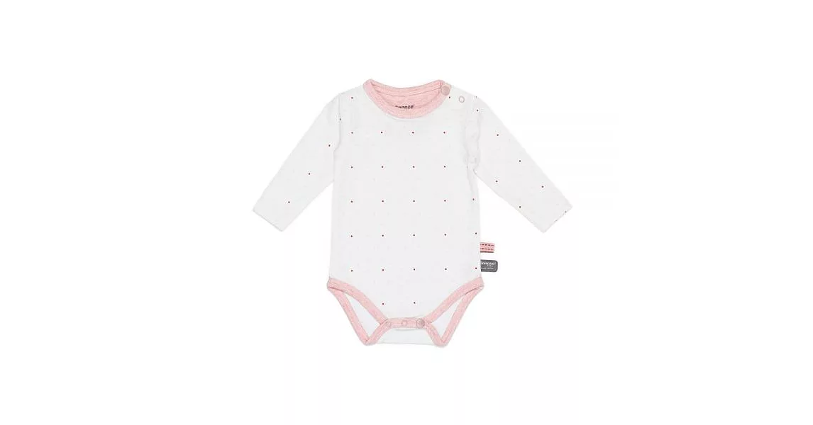 荷蘭Snoozebaby雅致系列新生兒包屁衣-粉紅點點/0-6M粉紅點點