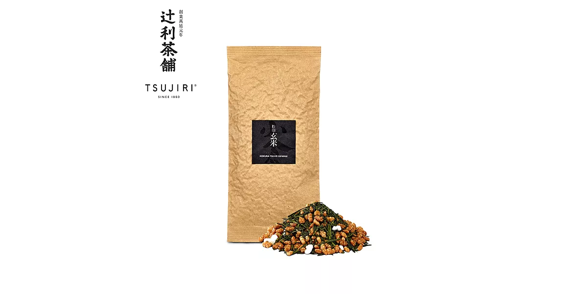 【U】TSUJIRI 辻利茶舗- 松印玄米茶茶葉優惠組(3入/組)