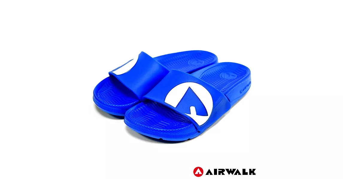 AIRWALK(KIDS) - 輕盈舒適童款EVA休閒多功能室內外拖鞋19中藍-0