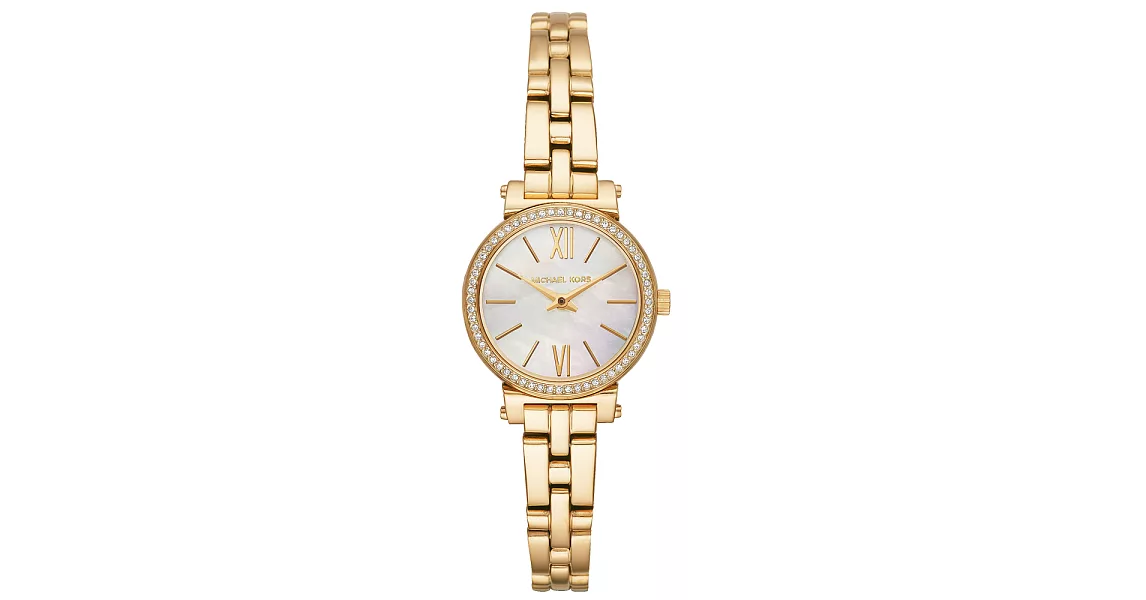 Michael Kors 光燦耀眼晶鑽都會腕錶-MK3833