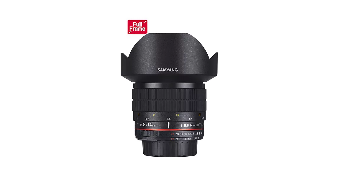 SAMYANG 14mm F2.8 ED 廣角手動鏡頭(公司貨 CANON EF)-加送LP1拭鏡筆