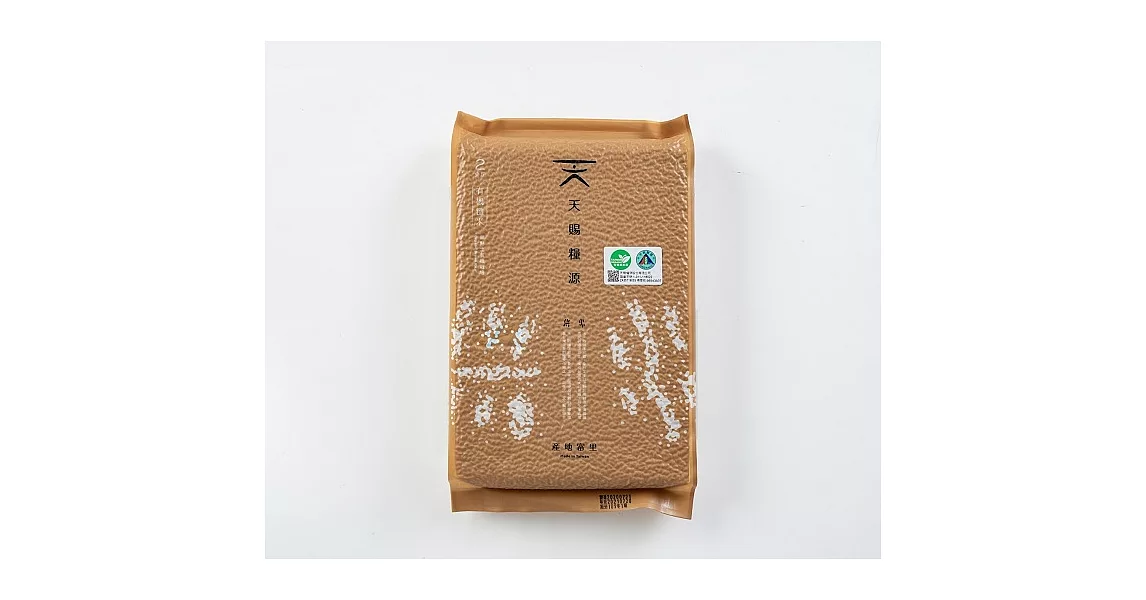 【freshgood 鮮食優多】天賜糧源：花蓮富里黑黏土有機糙米5包組(2kg/包)