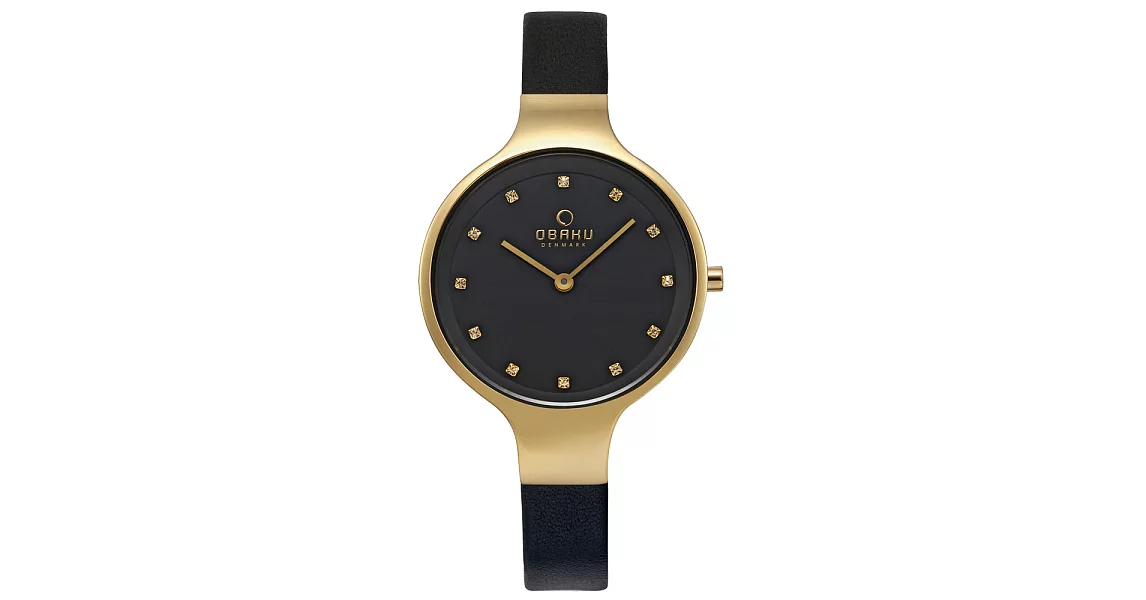 OBAKU 星光眷戀時尚皮帶錶-V173LXGBRB