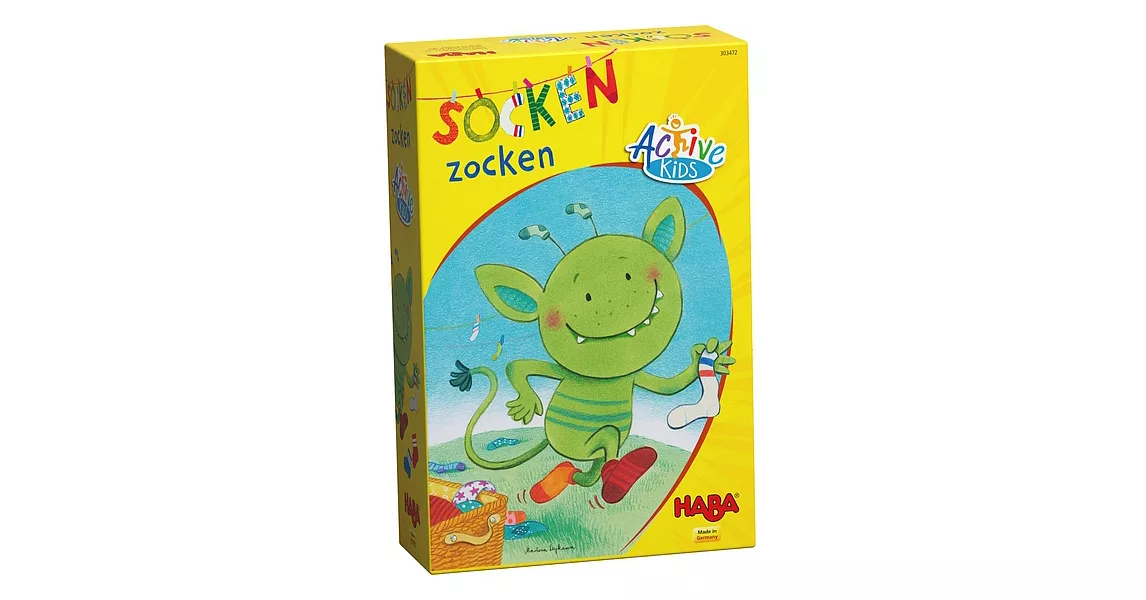 趣運動：怪獸襪（HABA 德國桌遊303472－Socken zocken）