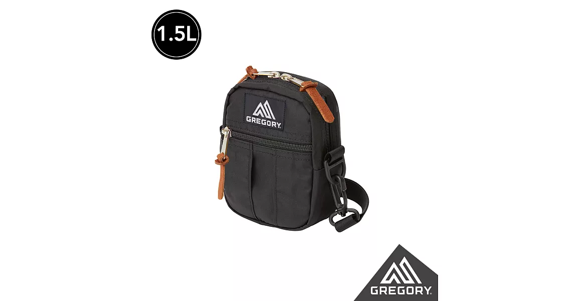 Gregory 1.5L QUICK POCKET斜背包 黑