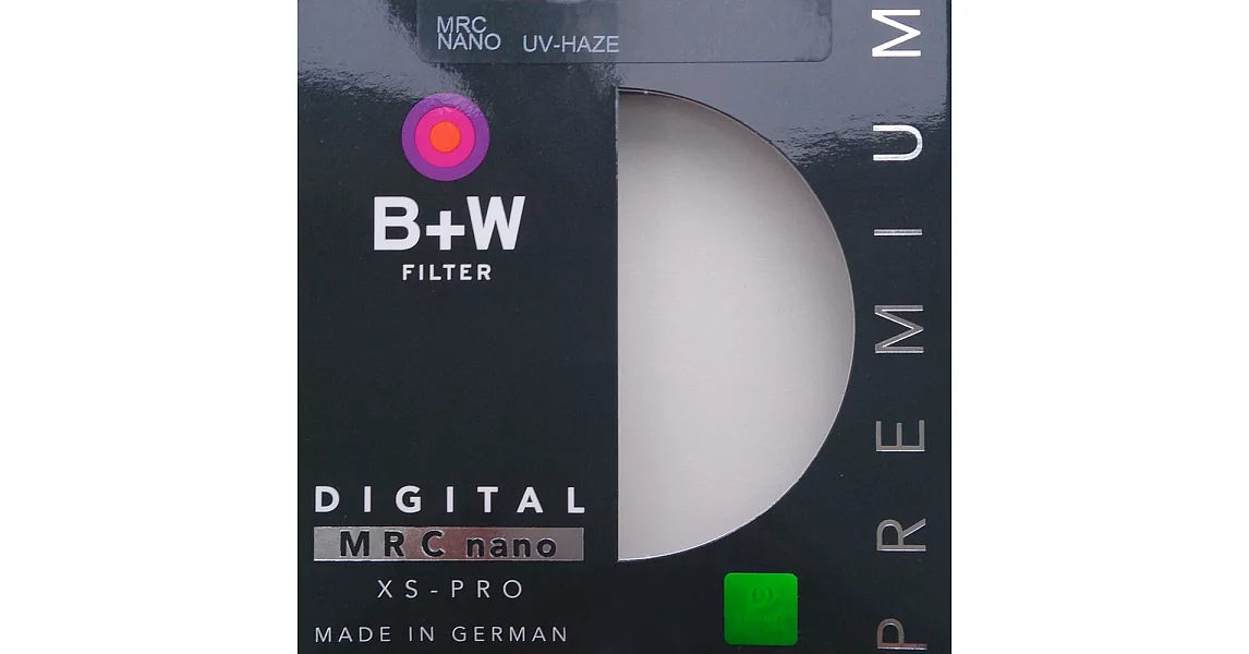 B+W 超薄奈米鍍膜UV-Haze保護鏡(62mm/公司貨)