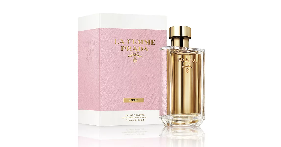 PRADA LA FEMME 纓粉淑女女性淡香水(100ml)-公司貨