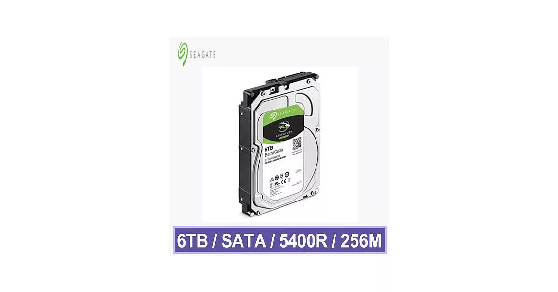 Seagate 希捷 Barracuda 6TB 3.5吋硬碟機 (ST6000DM003)