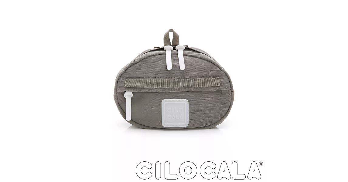 【CILOCALA】亮彩尼龍防潑水 TAMAGO側背包-灰色