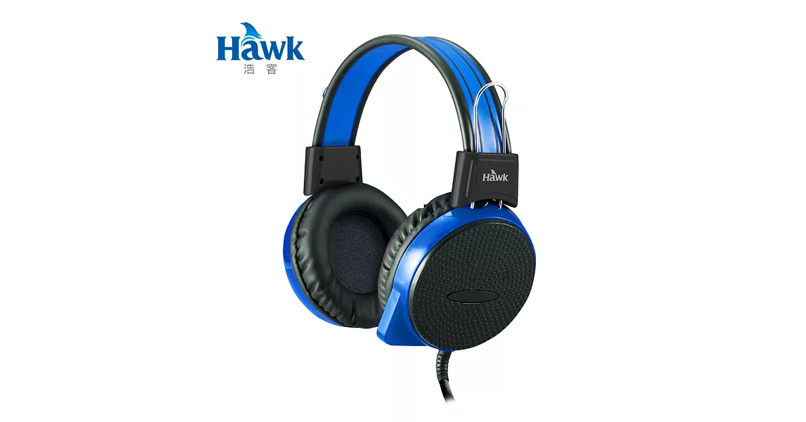 Hawk X710 頭戴式電競耳機麥克風(03-HGX710)藍色