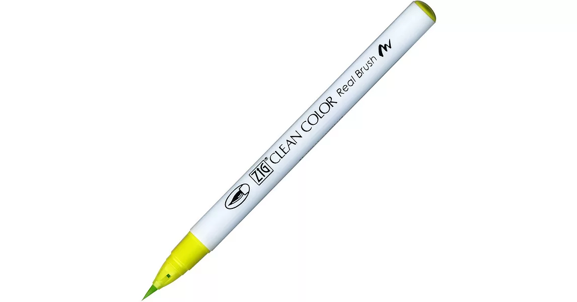 【Kuretake 日本吳竹】 ZIG 彩繪毛筆 Yellow Green