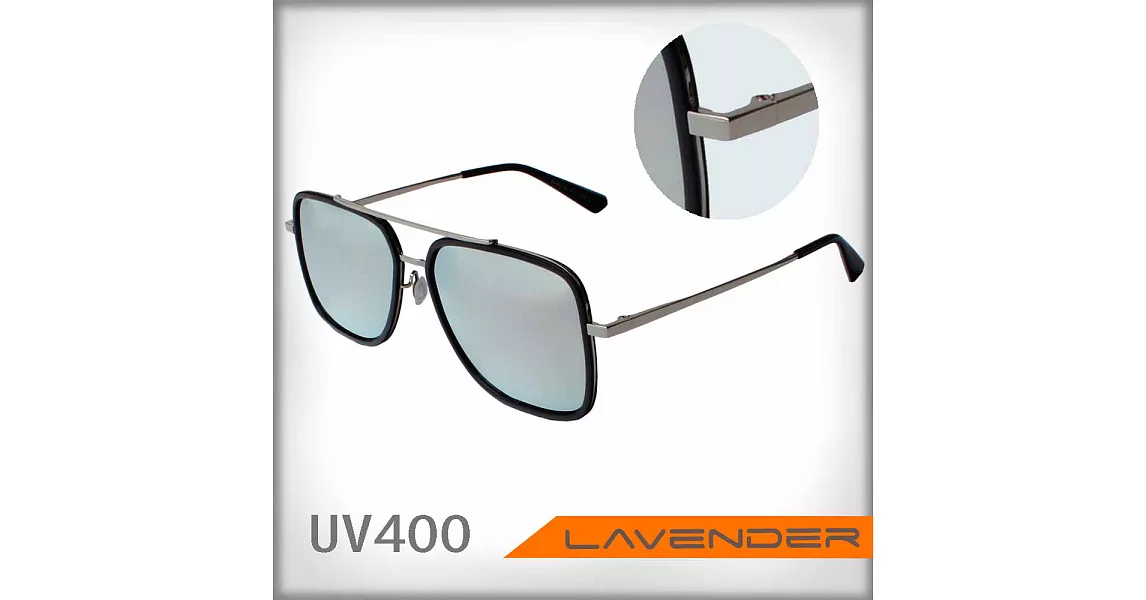 Lavender 偏光太陽眼鏡 8060 C1 金水銀