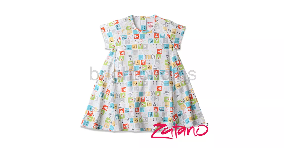 美國ZUTANO短袖洋裝(兒童款)~花園帳蓬2Y (90CM)花園帳蓬
