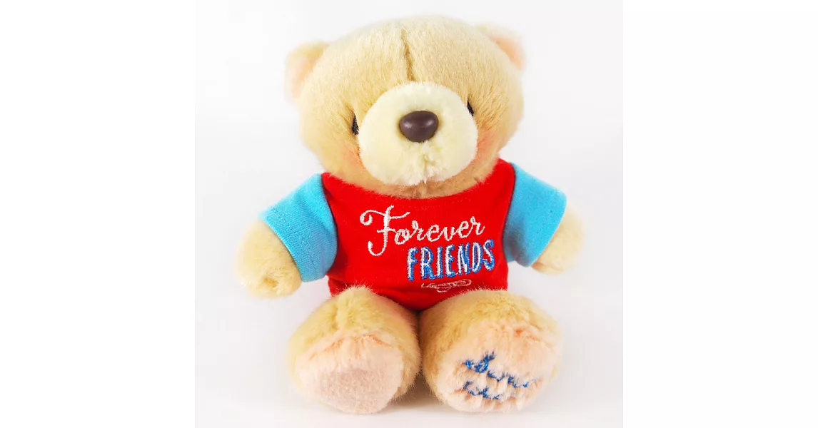 4.5吋/週年T-Shirt絨毛熊【Hallmark-ForeverFriends 絨毛-30週年限定系列】