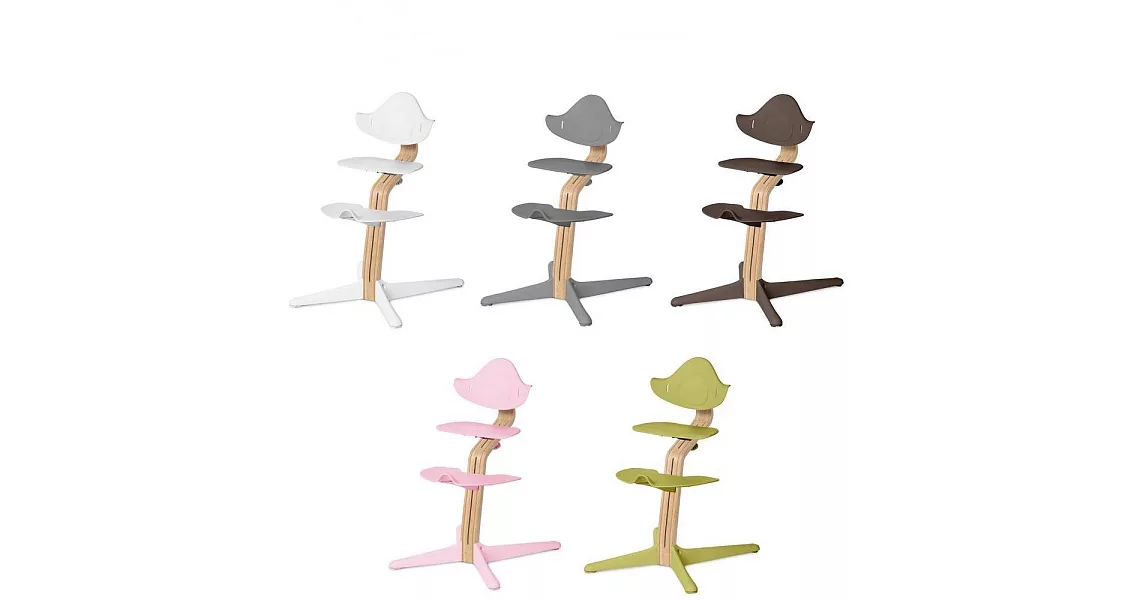 丹麥nomi 多階段兒童成長學習調節椅餐椅經典組粉紅