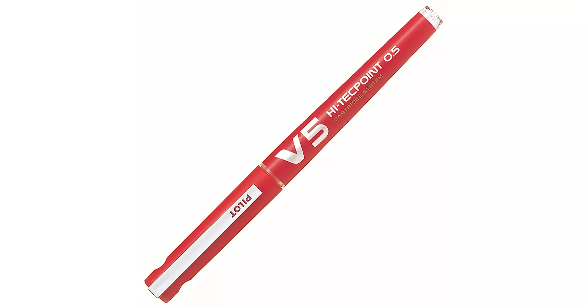 百樂 卡式V5鋼珠筆0.5紅紅