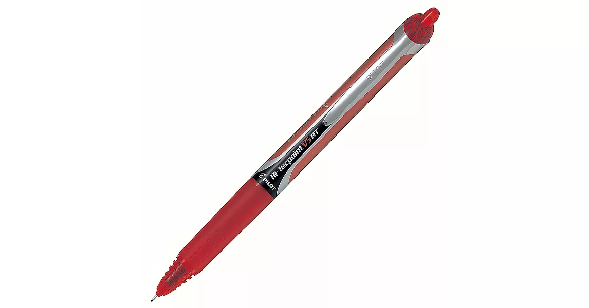 百樂 按鍵式V5鋼珠筆0.5紅紅