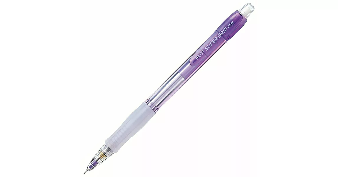 百樂 透明七彩自動鉛筆0.5紫紫
