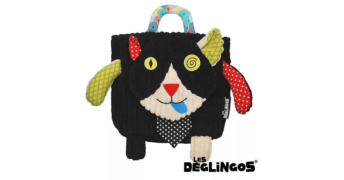 Les Deglingos 立體玩偶背包(兒童背包)-貓咪 (CHARLOS)