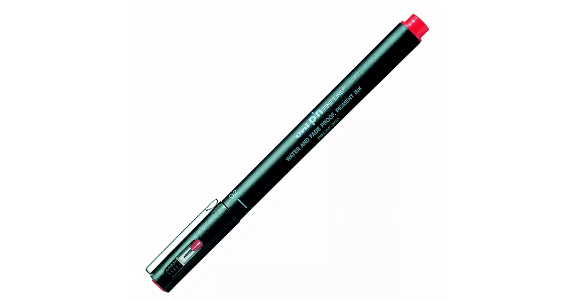 三菱pin02-200代用針筆0.2紅
