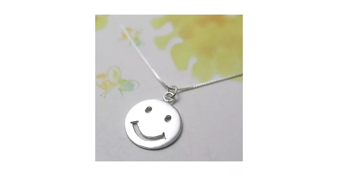 【U】Silver Spring - 笑臉迎人 微笑純銀項鍊
