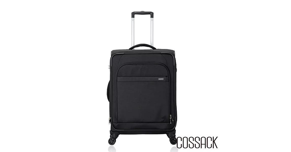 Cossack-LEADING領航 3 -24吋可放大行李箱(三色)黑色