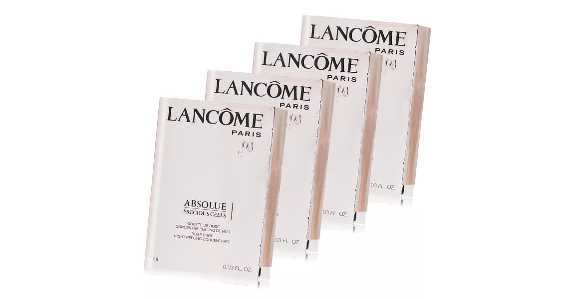 LANCOME 蘭蔻 絕對完美玫瑰精雕活粹(1ml)X4-百貨公司貨