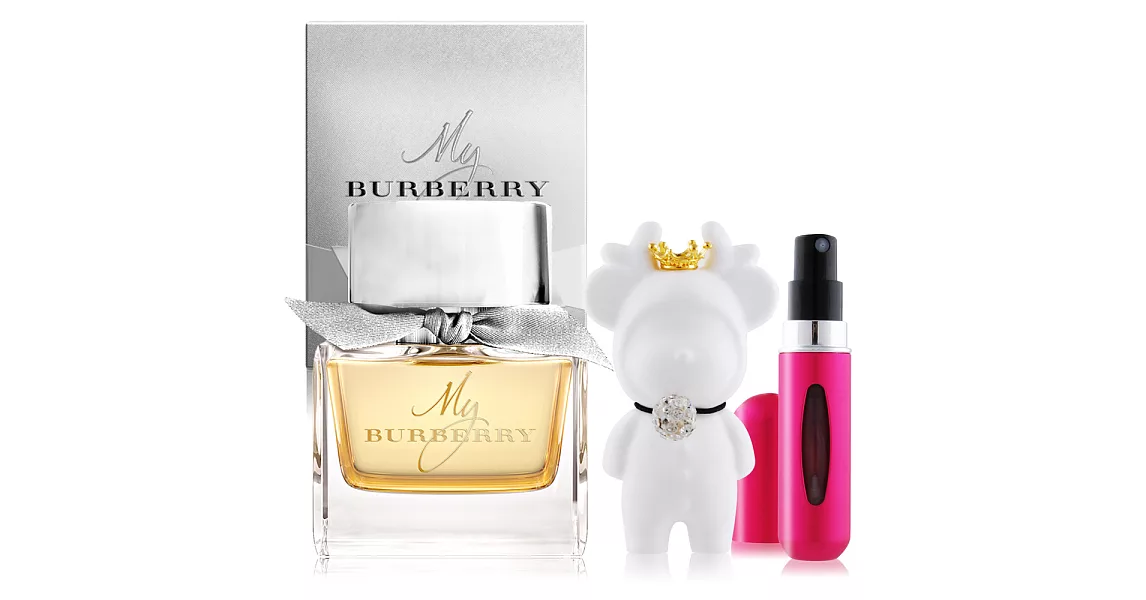 BURBERRY MY BURBERRY BLACK節慶版淡香精(90ml)-加擴香石&分裝瓶(隨機出貨)-公司貨