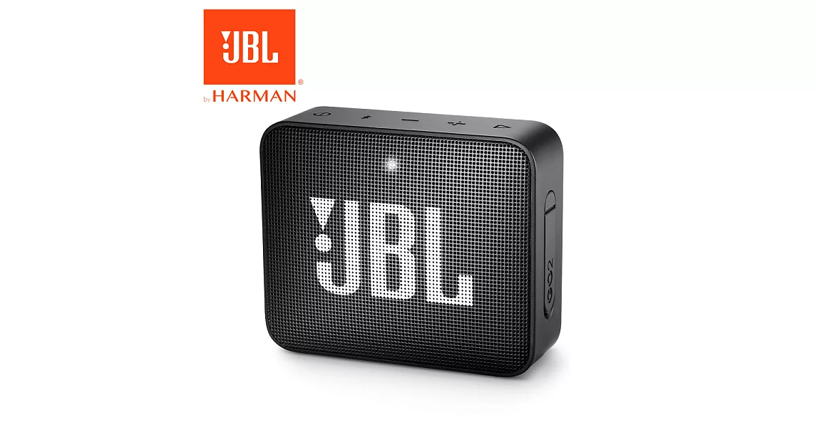 JBL GO 2 可攜式防水藍牙喇叭午夜黑