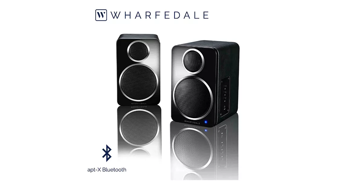 英國Wharfedale DS-2 主動式藍芽/電腦喇叭(黑)