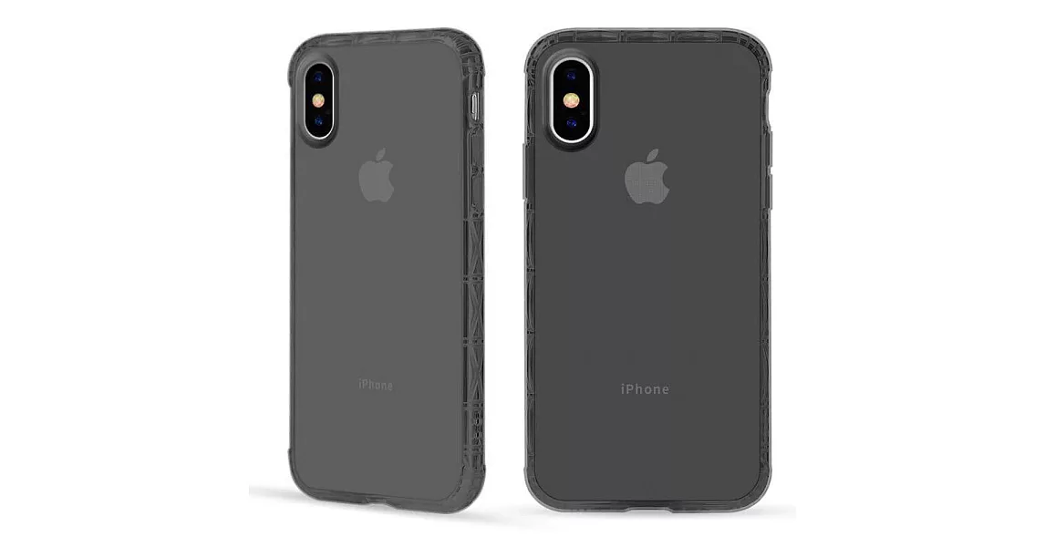 水漾 iPhone X 世代 美國軍事級防摔手機殼-iPhone XR 6.1吋適用曜石黑