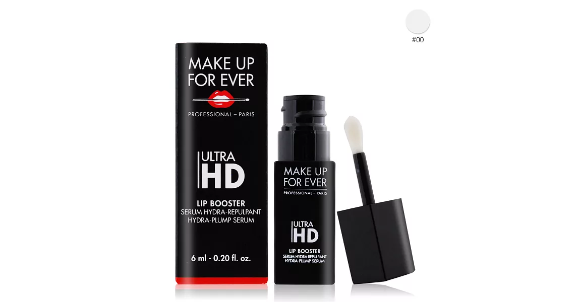 MAKE UP FOR EVER ULTRA HD超進化無瑕美唇精華-透光晶#00(6ml)-期效201910