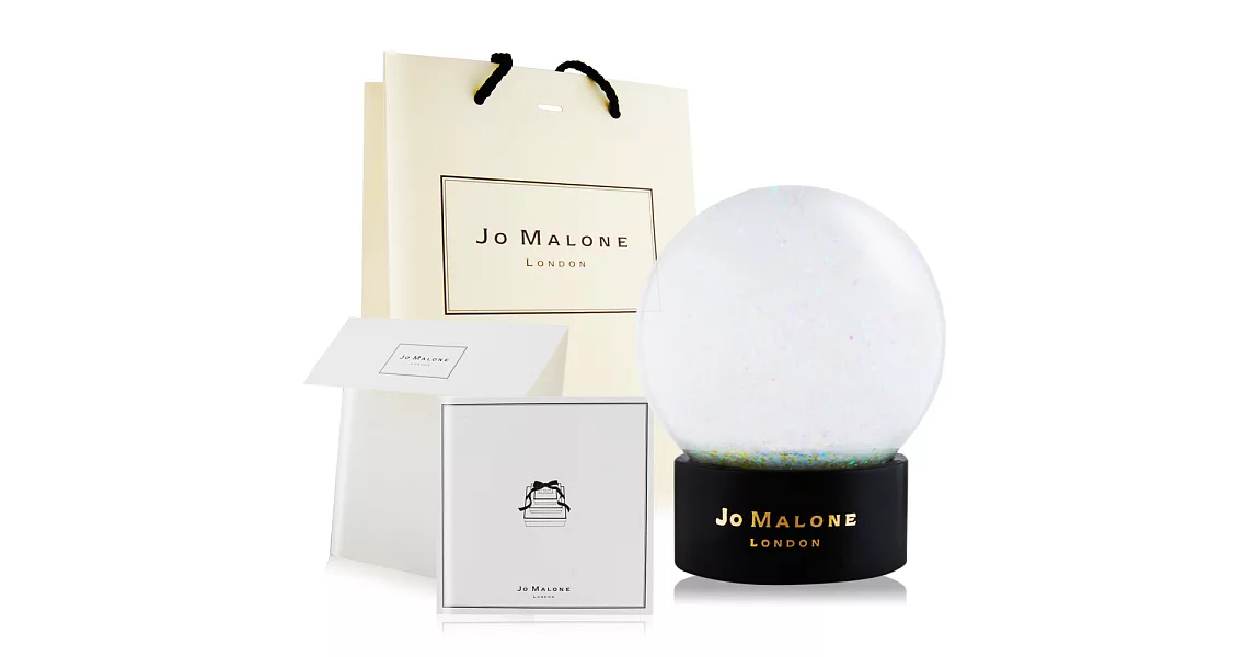 Jo Malone 雪花球+卡片+信封+品牌提袋