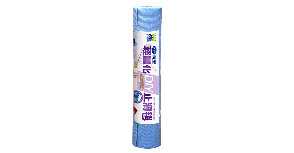 多益得輕量型止滑毯 天藍60cm*90cm天藍色6入一組