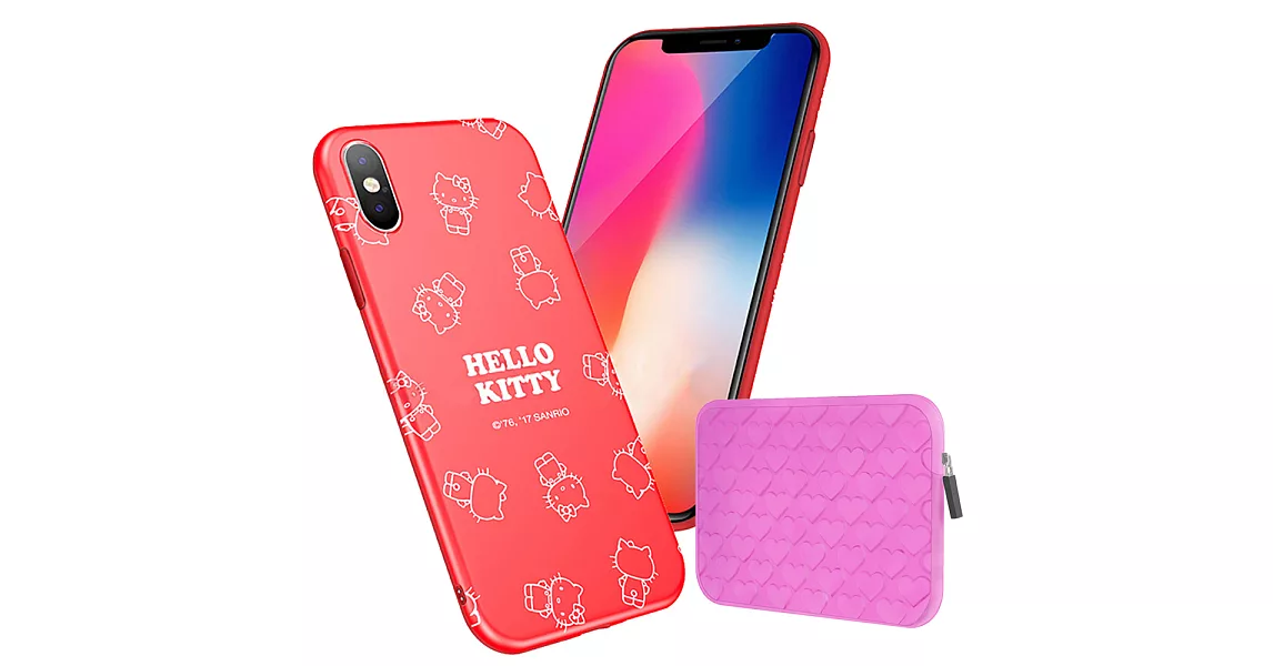 iStyle iPhone X/XS 5.8吋 Hello Kitty 魅惑手機殼