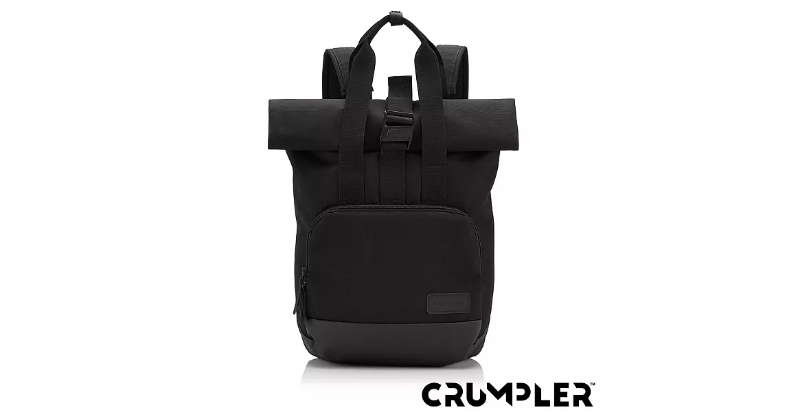 Crumpler 小野人 ALGORITHM 捲捲筆電後背包 (M) 黑