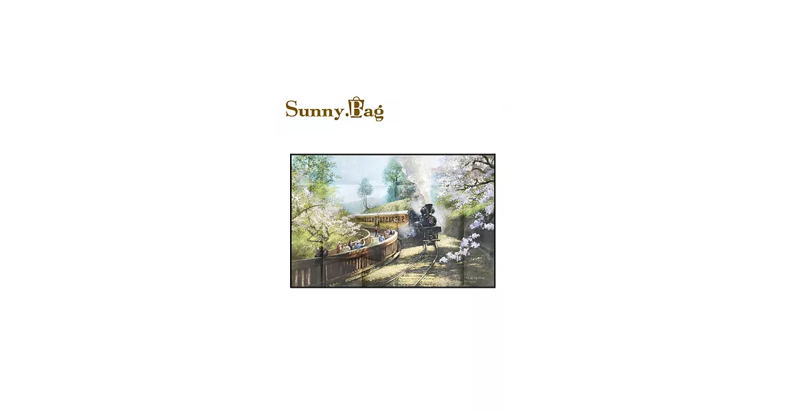 Sunny Bag - 火車頭顏坊-野餐墊/休閒蓆-阿里山櫻花鐵道