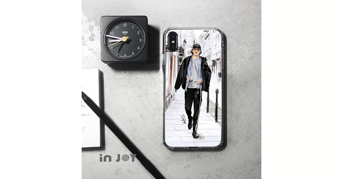 INJOYmall for iPhone XS 倫敦品味男子 防摔手機殼 保護殼