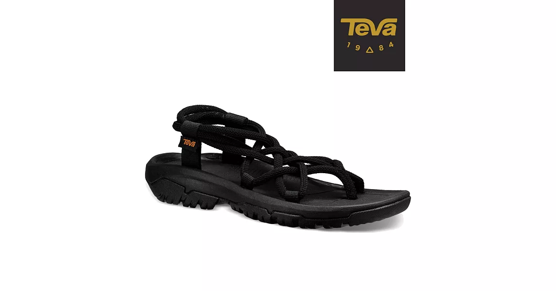 TEVA 女 XLT Infinity 羅馬織帶運動涼鞋-US9黑