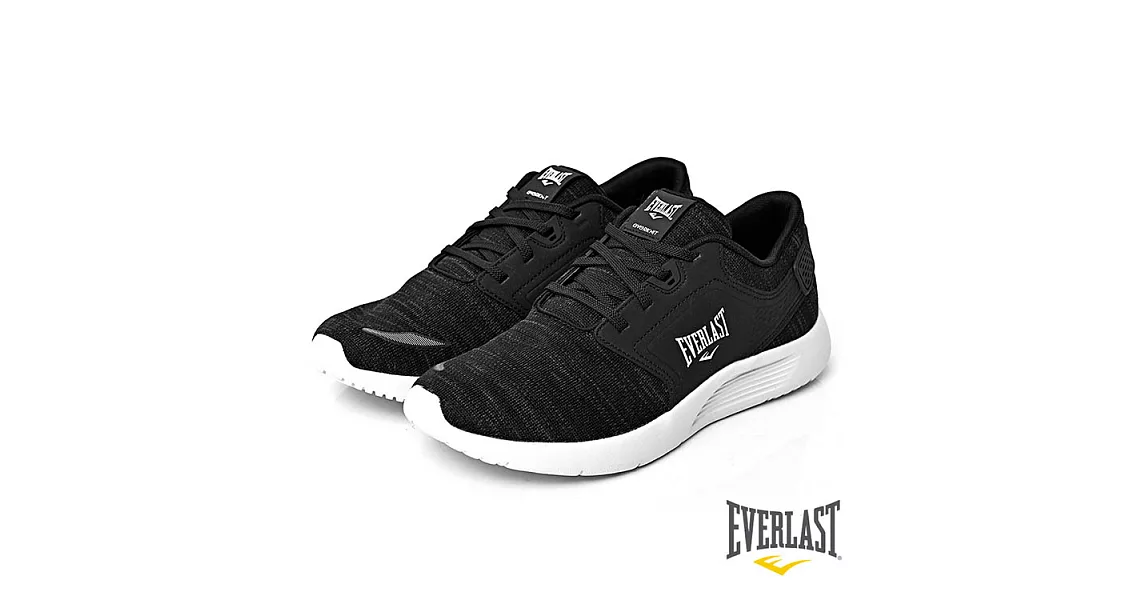 【EVERLAST】VINTAGE輕量慢跑鞋US10黑麻色