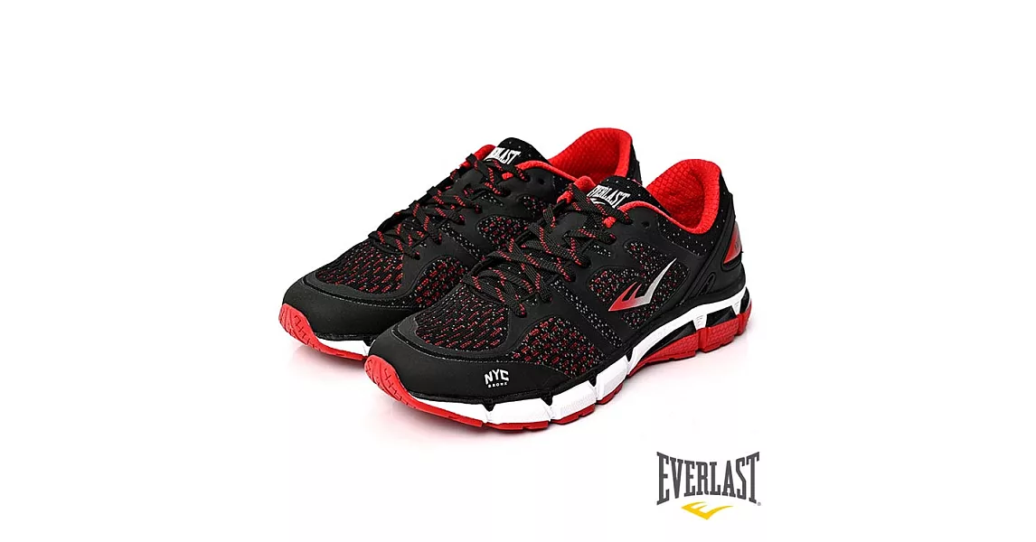 【EVERLAST】LIGHT WEIGHTED輕量慢跑鞋US9.5黑色