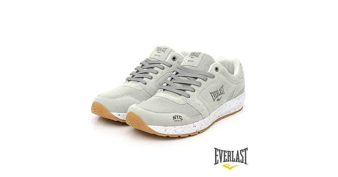 【EVERLAST】LIGHT WEIGHTED輕量慢跑鞋US9淺灰