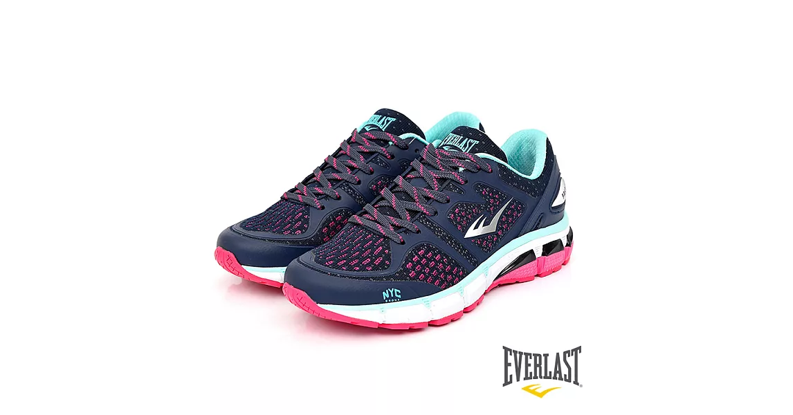 【EVERLAST】LIGHT WEIGHTED輕量慢跑鞋US5.5藍色