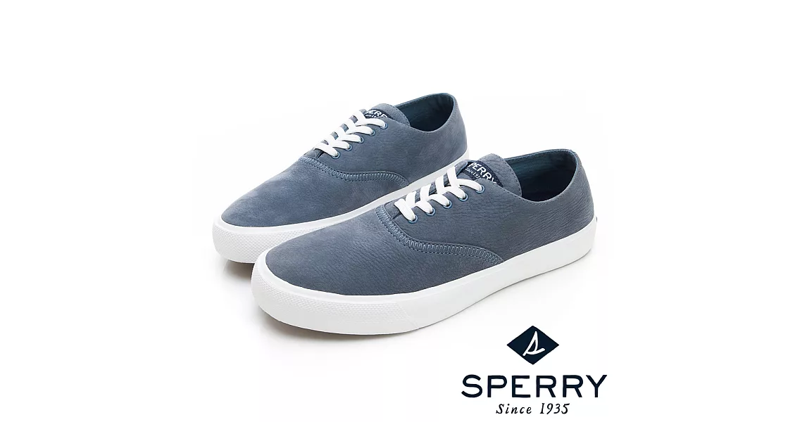 SPERRY 玩色魅力輕量牛皮休閒鞋(男)US10.5土耳其藍
