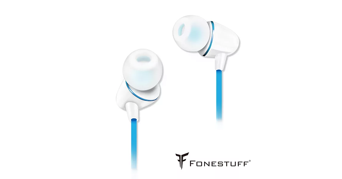 (二入組)【FoneStuff】陶瓷高音質入耳式耳機-白 Fits33