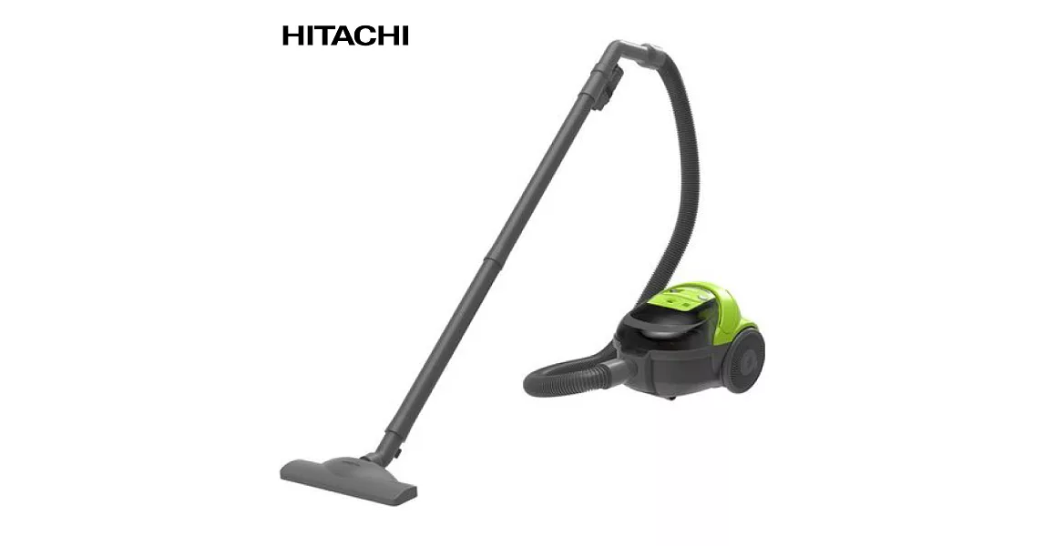 ［HITACHI 日立家電］免紙袋集塵炫風式吸塵器 萊姆綠 CVBM5T